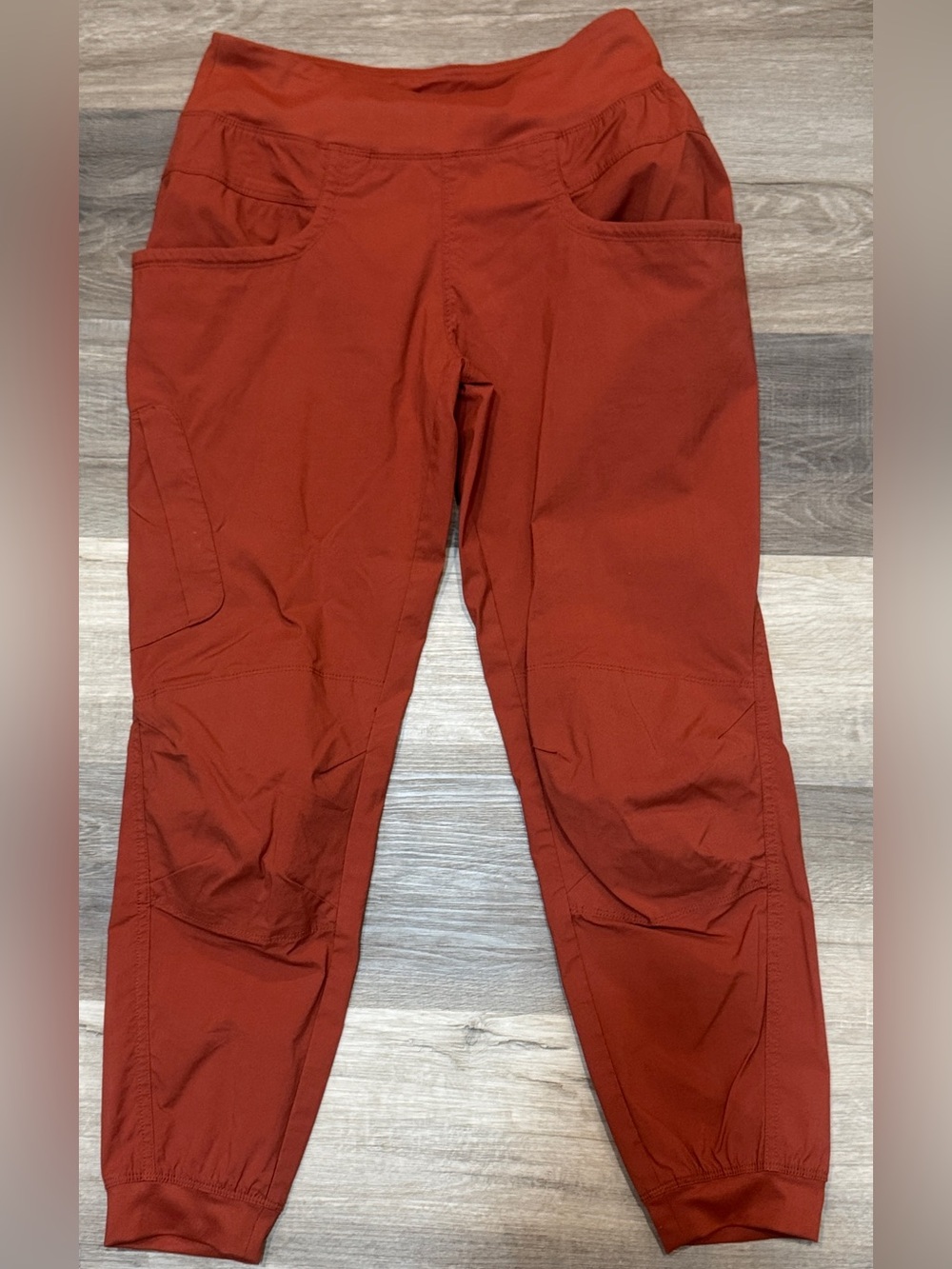 Women’s Prana Terracotta Rust Orange Active Utility Pants - Organic Cotton